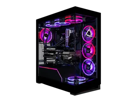 CLX Horus Gaming Desktop - Intel Core Ultra 9 285K 3.7GHz 24-Core Processor, 96GB DDR5 Memory, RTX 5090 32GB GDDR7 Graphics, 2TB NVMe M.2 SSD, 8TB...