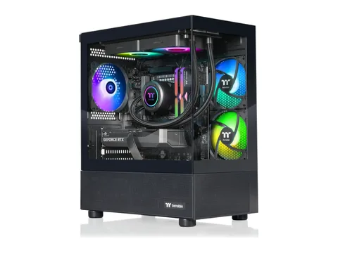 Thermaltake LCGS View u2660T-170 Gaming Desktop (Intel Core Ultra 7 265KF, ToughRam 32GB DDR5 6000MT/s RGB Memory, NVIDIA GeForce RTX 5060 Ti, 1TB NVMe M.2, WiFi, Windows 11) V17B-B860-56T-LCS