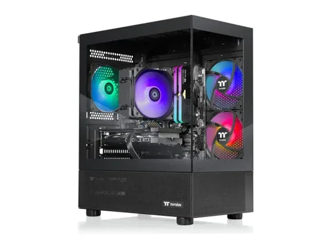 Thermaltake Gaming Desktop PC V17B-B650-560-LCS AMD Ryzen 5 7600X 32GB DDR5 1TB NVMe SSD GeForce RTX 5060 Windows 11 Home