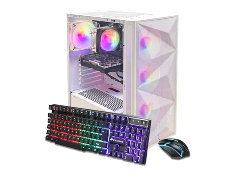 STGAubron Gaming Desktop PC, Ryzen 7 5700X up to 4.6GHz, 16G DDR4, 1TB SSD, GeForce RTX 3060 12G, WiFi 6, BT 5.2, RGB Fan x4, Windows 11 Home