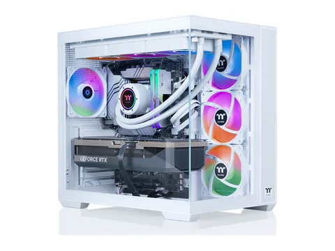 Thermaltake LCGS View u2870TS-380 Gaming Desktop (Intel Core Ultra 9 285K, ToughRam 32GB DDR5 6400MT/s RGB Memory, NVIDIA GeForce RTX 5070 Ti, 2TB...