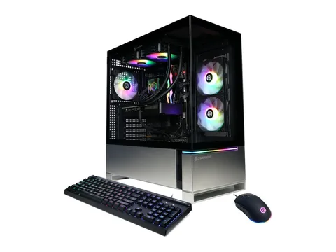 CyberPowerPC Gamer Supreme Liquid Cooled Gaming Desktop Computer, AMD Ryzen 7 8700F 4.1GHz, 32GB RAM, 2TB SSD, NVIDIA GeForce RTX 5070 12GB,...