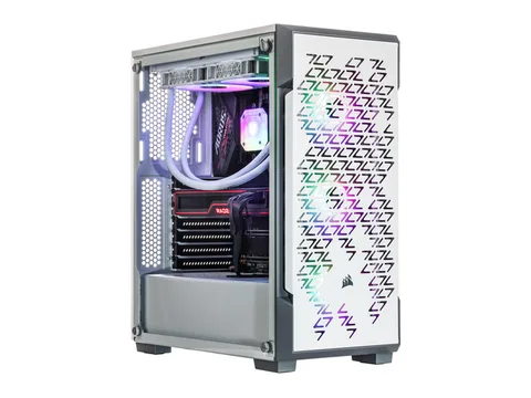 Velztorm White Ferrux II Custom Built Gaming Desktop PC (Intel i9-12900K, Radeon RX 9070 XT, 32GB DDR4, 2TB PCIe SSD, RGB Fans, 240mm AIO, 750W...