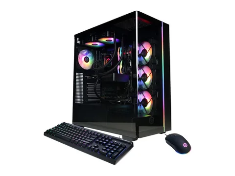 CyberPowerPC Gamer Supreme Liquid Cooled Gaming Desktop Computer, AMD Ryzen 7 9700X 3.8GHz, 32GB RAM, 2TB SSD, NVIDIA GeForce RTX 5070 12GB,...