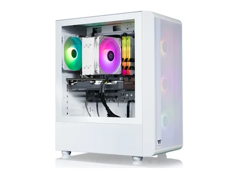 Thermaltake LCGS Quartz i1460 Gaming Desktop (Intel Core i5-14400F, ToughRam DDR4 3600Mhz 16GB RGB Memory, NVIDIA GeForce RTX 5060, 1TB NVMe M.2,...