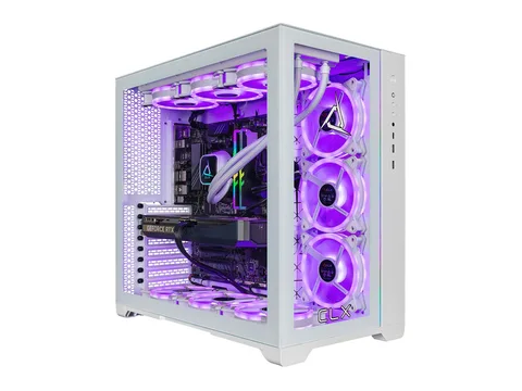 CLX SET Gaming Desktop - AMD Ryzen 7 7800X3D 4.2GHz 8-Core Processor, 64GB DDR5 Memory, GeForce RTX 5070 12GB GDDR7 Graphics, 2TB NVMe M.2 SSD, 6TB...