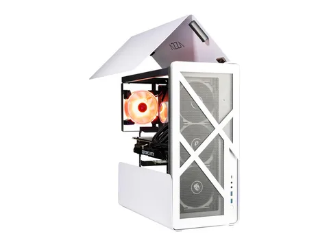 Velztorm White Addux Open-Air Design Custom Gaming Desktop Liquid-Cooled (AMD Ryzen 9-5900X 12-Core, RTX 3070 8GB, 16GB DDR4, 1TB m.2 SSD, 360mm...