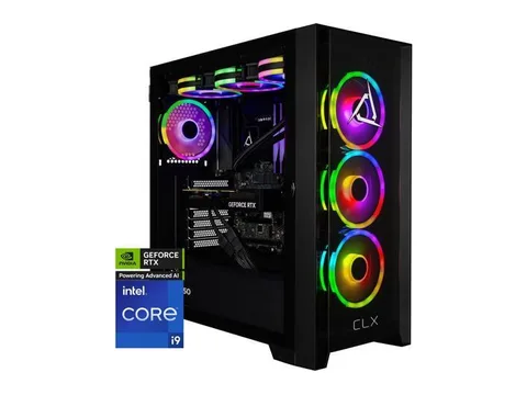 CLX SET Gaming Desktop - Intel Core i9 14900KF 3.2GHz 24-Core Processor, 32GB DDR5 Memory, GeForce RTX 5080 16GB GDDR7 Graphics, 2TB NVMe M.2 SSD,...