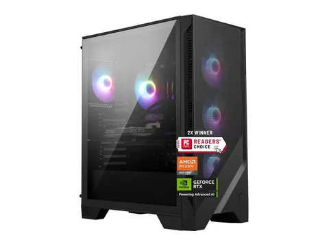 MSI Codex Z2 Gaming Desktop: AMD R7-8700F, GeForce RTX 5070, 32GB DDR5, 2TB m.2 NVMe SSD, USB Type-C, VR-Ready, Windows 11 Home: A8NVP-436US