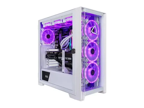 CLX SET Gaming Desktop - AMD Ryzen 9 9900X 4.4GHz 12-Core Processor, 32GB DDR5 Memory, GeForce RTX 5080 16GB GDDR7 Graphics, 2TB NVMe M.2 SSD,...