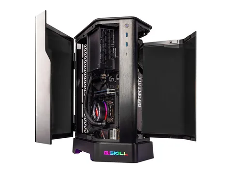 Velztorm Zenix Custom Built Gaming Desktop PC (AMD Ryzen 5 5600X, GeForce RTX 5060, 32GB DDR4, 2TB PCIe SSD, 240mm AIO, 750W PSU, Bluetooth 5.2,...