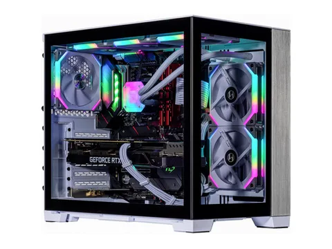 Velztorm Mini Lux Gaming Desktop PC (AMD Ryzen 9 5950X, GeForce RTX 5070 Ti, 32GB DDR4, 2TB PCIe SSD, 240mm AIO, 750W PSU, WiFi 4, RJ-45, 1 Display...