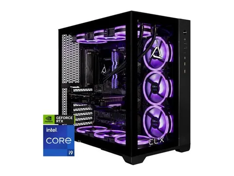 CLX SET Gaming Desktop - Liquid Cooled Intel i9 13900KF 3.0GHz 24-Core Processor, 64GB DDR5-5600 Memory, GeForce RTX 4070 12GB GDDR6X Graphics, 2TB...