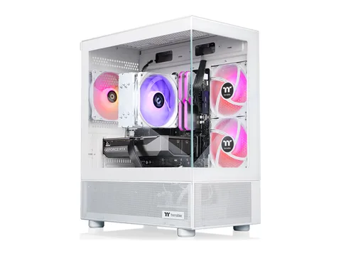 Thermaltake LCGS NE 5750S-V170S Gaming Desktop (AMD Ryzen 7 5700, NVIDIA GeForce RTX 3050, 16GB DDR4 3200Mhz Memory, 1TB NVMe M.2, 650W PSU, Wifi,...