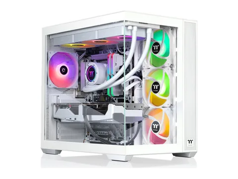 Thermaltake LCGS NE 9897X-V380S Gaming Desktop (AMD Ryzen 7 9800X3D, ToughRam 32GB DDR5 6000MT/s RGB Memory, AMD Radeon RX 9070 XT, 2TB NVMe M.2,...
