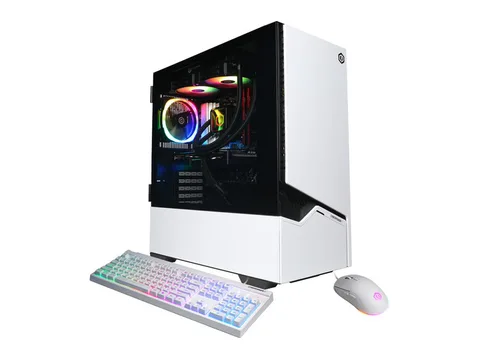 CyberPowerPC Gamer Supreme Liquid Cooled Gaming Desktop Computer, AMD Ryzen 7 8700F 4.1GHz, 32GB RAM, 2TB SSD, AMD Radeon RX 9060 XT 16GB, Windows...