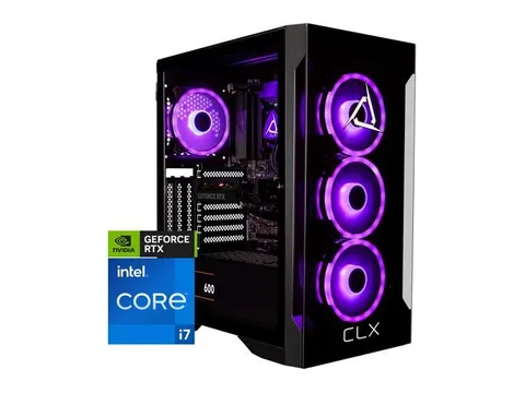 CLX SET Gaming Desktop - Intel Core i7 13700KF 3.4GHz 16-Core Processor, 32GB DDR5 Memory, GeForce RTX 4060 8GB GDDR6 Graphics 1TB NVMe M.2 SSD,...