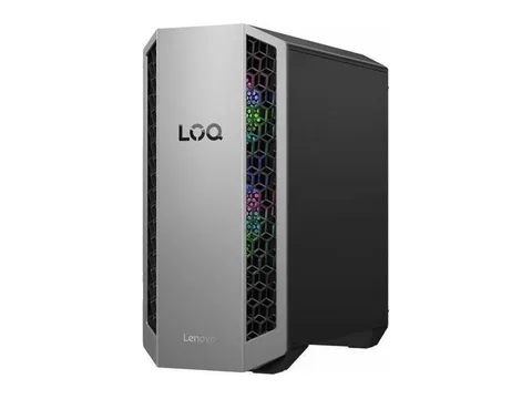 Lenovo LOQ 26ADR10 91DF000UUS Gaming Desktop Computer - AMD Ryzen 7 8745HX - 32 GB - 1 TB SSD - Tower - Luna Gray, Eclipse Black - AMD Chip -...