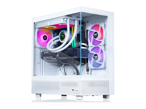 Thermaltake LCGS View 7870S-270 Gaming Desktop (AMD Ryzen 7 7800X3D, ToughRam 32GB DDR5 5600MT/s RGB Memory, NVIDIA GeForce RTX 5070, 1TB NVMe M.2,...