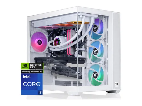 Thermaltake LCGS View i1470S-380 Gaming Desktop (Intel Core i9-14900KF, ToughRam 32GB DDR5 6000MT/s RGB Memory, NVIDIA GeForce RTX 5070, 1TB NVMe...