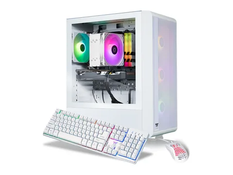 Thermaltake Gaming Desktop PC LCGS Quartz R66 AMD Ryzen 5 5600 16GB DDR4 1TB SSD AMD Radeon Thermaltake LCGS Quartz R66 Gaming Desktop (AMD Ryzen 5...