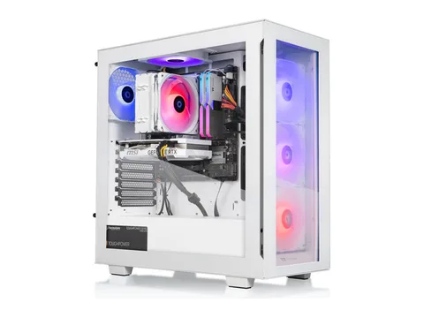 Thermaltake LCGS View i460T Gaming Desktop (Intel Core i7-14700F, ToughRam 32GB DDR5 5600MT/s RGB Memory, NVIDIA GeForce RTX 4060 Ti, 1TB NVMe M.2,...