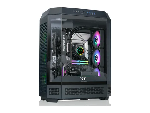 Thermaltake Reactor 9880 Gaming Desktop (AMD Ryzen 7 9800X3D, ToughRam 32GB DDR5 6400MT/s RGB Memory, NVIDIA GeForce RTX 5080, 2TB NVMe M.2, Wifi,...