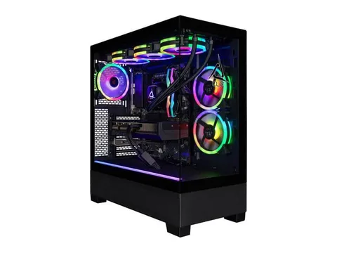 CLX SET Gaming Desktop - AMD Ryzen 7 9800X3D 4.7GHz 8-Core Processor, 32GB DDR5 Memory, GeForce RTX 5080 16GB GDDR7 Graphics, 2TB NVMe M.2 SSD,...