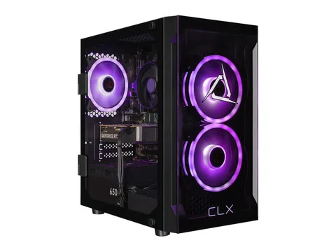 CLX Set Gaming Desktop - AMD Ryzen 7 8700F 4.1GHz 8-Core Processor, 16GB DDR5 Memory, GeForce RTX 5060 8GB GDDR7 Graphics, 1TB NVMe M.2 SSD, WiFi,...