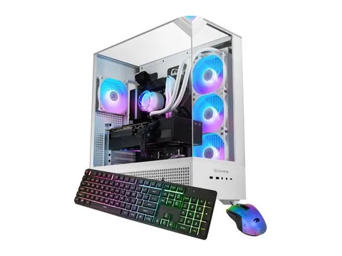 iBUYPOWER Element Gaming PC Desktop Computer AMD Ryzen 7 7800X3D CPU, AMD Radeon RX 9070XT 16GB GPU, 32GB DDR5 RGB RAM, 2TB NVMe SSD, Windows 11...