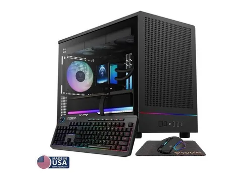 Gigatech Gaming Nova 3 SFF Gaming PC Desktop - Ryzen 5 5500, RTX 5050, 16GB DDR4, 1TB SSD, RGB, Windows 11, Wi-Fi