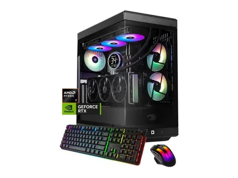 iBUYPOWER Y40 Gaming PC Desktop Computer AMD Ryzen 7 9800X3D CPU, NVIDIA GeForce RTX 5070Ti 16GB GPU, 32GB DDR5 RAM, 1TB NVMe SSD, Windows 11 Home,...