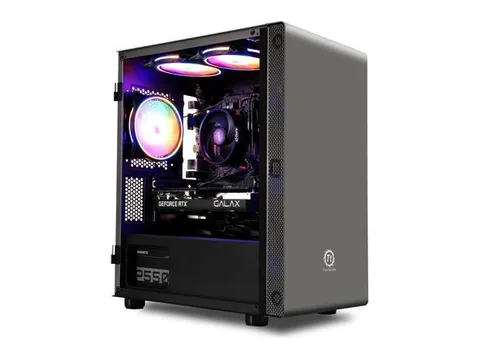 MXZ Gaming PC Desktop Computer, AMD Ryzen 5 5600 3.7GHz, GeForce RTX 4060, 16GB DDR4, NVME 1T SSD, 6RGB Fans, Win 11 Pro Ready, Gamer Desktop...