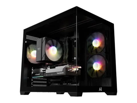 Andromeda Insights AMD Spectra Gaming PC - RX 9060 XT 8GB Ryzen 5 9600X (5.4 GHz Turbo Boost) 16GB DDR5 6000MHz 1TB Gen4 SSD 650W Gold ...