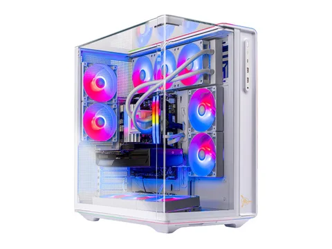Skytech Gaming Prism 5 Gaming PC, AMD Ryzen 7 9850X3D 4.7GHz, AMD RX 9070XT 16GB VRAM, 2TB Gen4 NVMe SSD, 32GB DDR5 RAM 6000, 850W GOLD ATX 3 PSU,...