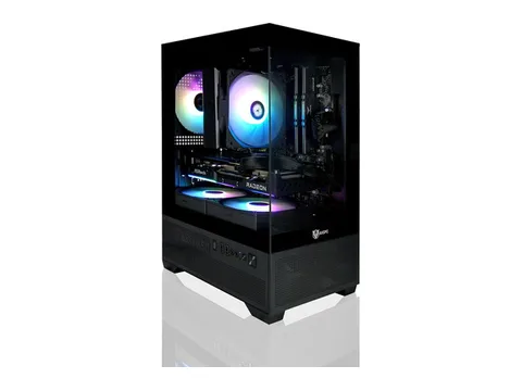 AVGPC Mini-X Gaming PC - Intel I5 11400F, Intel ARC B580 12G VRAM, 32GB RAM, 1TB M.2 NVMe SSD, Windows 11 Home Black