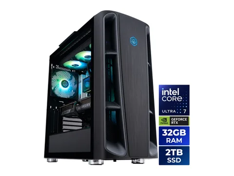 ABS Kaze II Aqua Prebuilt Gaming PC - Windows 11 - Intel Core Ultra 7 270K Plus - GeForce RTX 5070 Ti 16GB - DLSS 4 - 32GB DDR5 - 2TB NVMe SSD