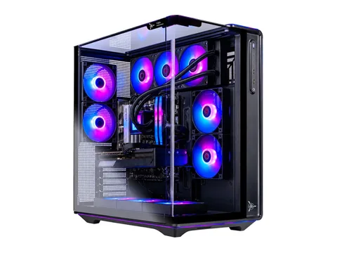 Skytech Gaming Prism 5 Gaming PC, AMD Ryzen 7 9800X3D 4.7GHz, AMD RX 9070XT 16GB VRAM, 2TB Gen4 NVMe SSD, 32GB DDR5 RAM 6000, 850W GOLD ATX 3 PSU,...