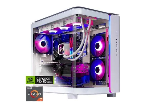 Skytech Gaming King 95 Gaming PC, AMD Ryzen 7 9800X3D 4.7GHz, NVIDIA RTX 5080 16GB, 4TB Gen4 NVMe SSD, 64GB DDR5 RAM 6000, 850W GOLD ATX 3 PSU, 360...
