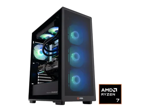 ABS Stratos Ruby Prebuilt Gaming PC - Windows 11 - AMD Ryzen 7 9800X3D - Radeon RX 9070 XT 16GB - 32GB DDR5 - 1TB NVMe SSD