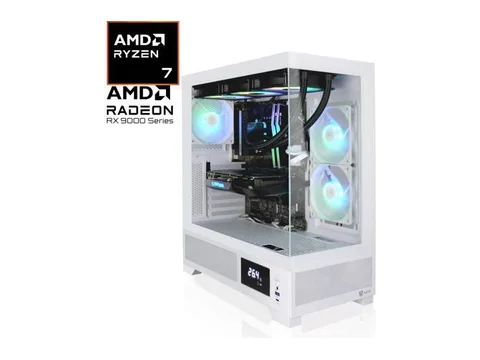 AVGPC Whirlwind Gaming PC AMD Ryzen 7 5700X, Radeon RX 9070 XT, 32GB DDR4, 1TB NVME M.2 SSD, 360MM AIO Liquid Cooling, WiFi/AC, Tempered Glass Case...