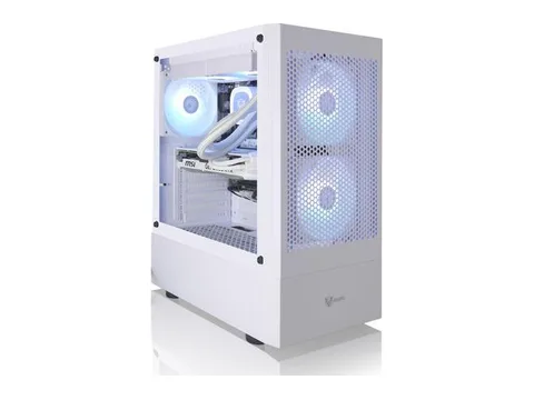 AVGPC Max Series Gaming PC - AMD Ryzen 5 5600X 4.6 GHz, GeForce RTX 5060 Ti GPU, 32GB RAM, 1TB M.2 NVMe SSD, 240mm Liquid CPU Cooler, ARGB Fans,...