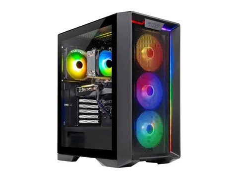 Skytech Gaming Nebula Gaming PC, AMD Ryzen 7 5700 3.7GHz, NVIDIA RTX 5060 Ti 8GB VRAM, 1TB NVMe SSD, 16GB DDR4 RAM 3200, 650W GOLD PSU, Wi-Fi, Win...