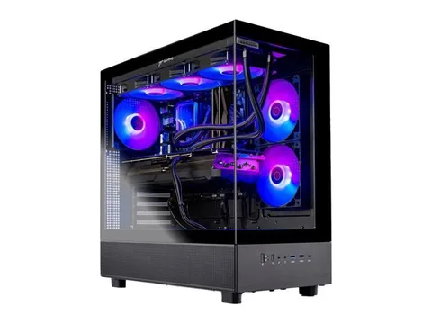 Skytech Gaming Azure 3 Gaming PC, AMD Ryzen 7 9800X3D 4.7GHz, AMD RX 9070 XT 16GB VRAM, 1TB NVMe SSD, 32GB DDR5 RAM, 850W GOLD ATX 3 PSU, 360 ARGB...