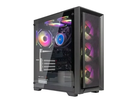 Gaming PC Desktop Computer Liquid Cooling Intel i7-8700K GTX 1060 16GB DDR4 512GB NVMe SSD 1TB HDD WiFi 6 Bluetooth 5.4 Windows 11 w/ Keyboard & Mouse