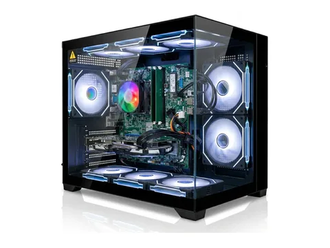 Prebuilt Gaming PC Ryzen 5 PRO, GTX 1060, 16GB RAM, 512GB SSD + 1TB HDD, WiFi 6, BT5.4, Win11, W/ RGB Keyboard & Mouse