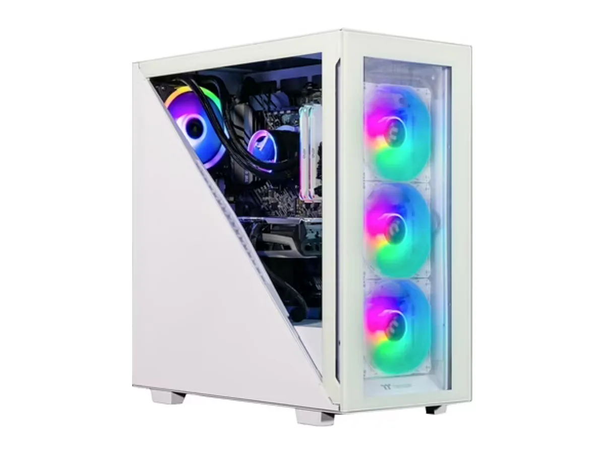 Velztorm Gladio Custom Built Powerful Gaming Desktop PC White (AMD Ryzen 9 5900X 12-Core, 32GB RAM, 4TB PCIe SSD, Radeon RX 6900 XT, Wifi, Bluetooth, 2xUSB 3.0, 1xHDMI, Win 10 Pro)