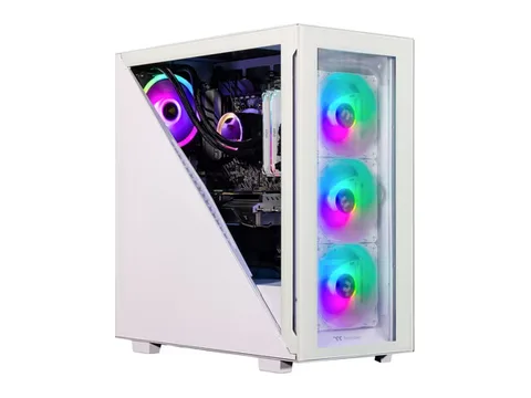 Velztorm Gladio CTO Powerful Gaming Desktop PC Liquid-Cooled (AMD Ryzen 9-5900X 12-Core, GeForce RTX 3050 8GB, 64GB DDR4, 2TB PCIe SSD + 3TB HDD (3.5), WRGB Fans, AC WiFi, BT, Win 10 Home)