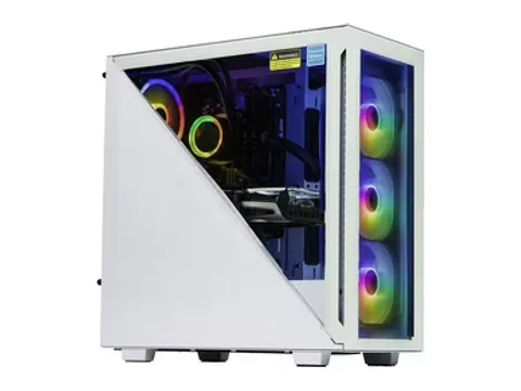 Velztorm Gladio Custom Built Powerful Gaming Desktop PC White (AMD Ryzen 9 5900X 12-Core, 128GB RAM, 4TB PCIe SSD, Radeon RX 6900 XT, Wifi, Bluetooth, 2xUSB 3.0, 1xHDMI, Win 10 Home)
