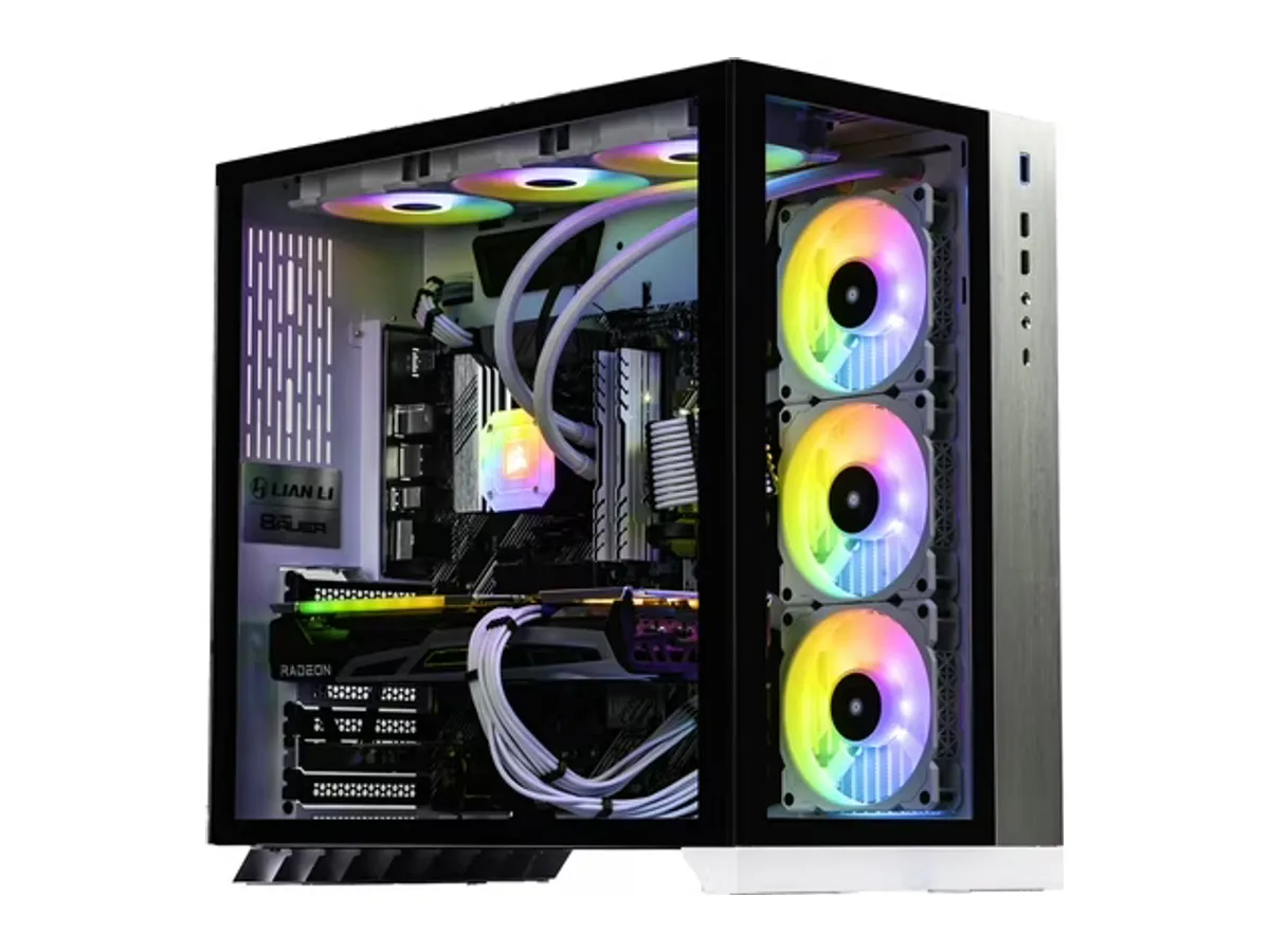 Velztorm Lux Custom Built Gaming Desktop PC White (AMD Ryzen 9 - 5950X 16-Core, 16GB RAM, 1TB m.2 SATA SSD + 2TB HDD (3.5), Radeon RX 6900 XT, Wifi, 4xUSB 3.0, 1xHDMI, 1 Display Port (DP), Win 10 Pro)